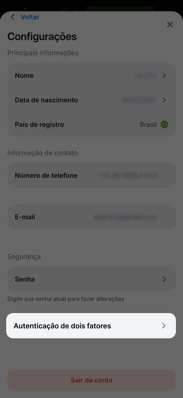 Reserve alguns minutos para proteger sua conta 1Win.