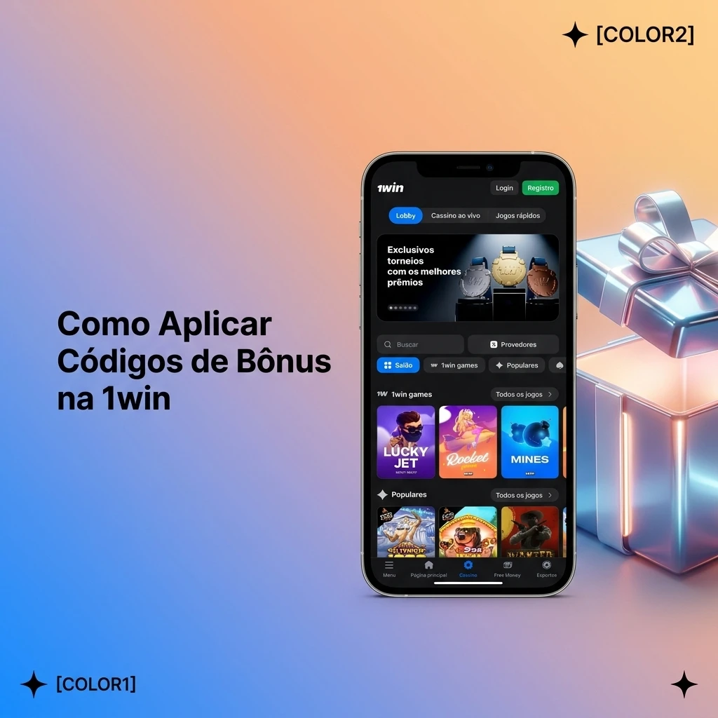 Passo a passo para aplicar códigos de bônus na 1win durante o cadastro e depósito na plataforma