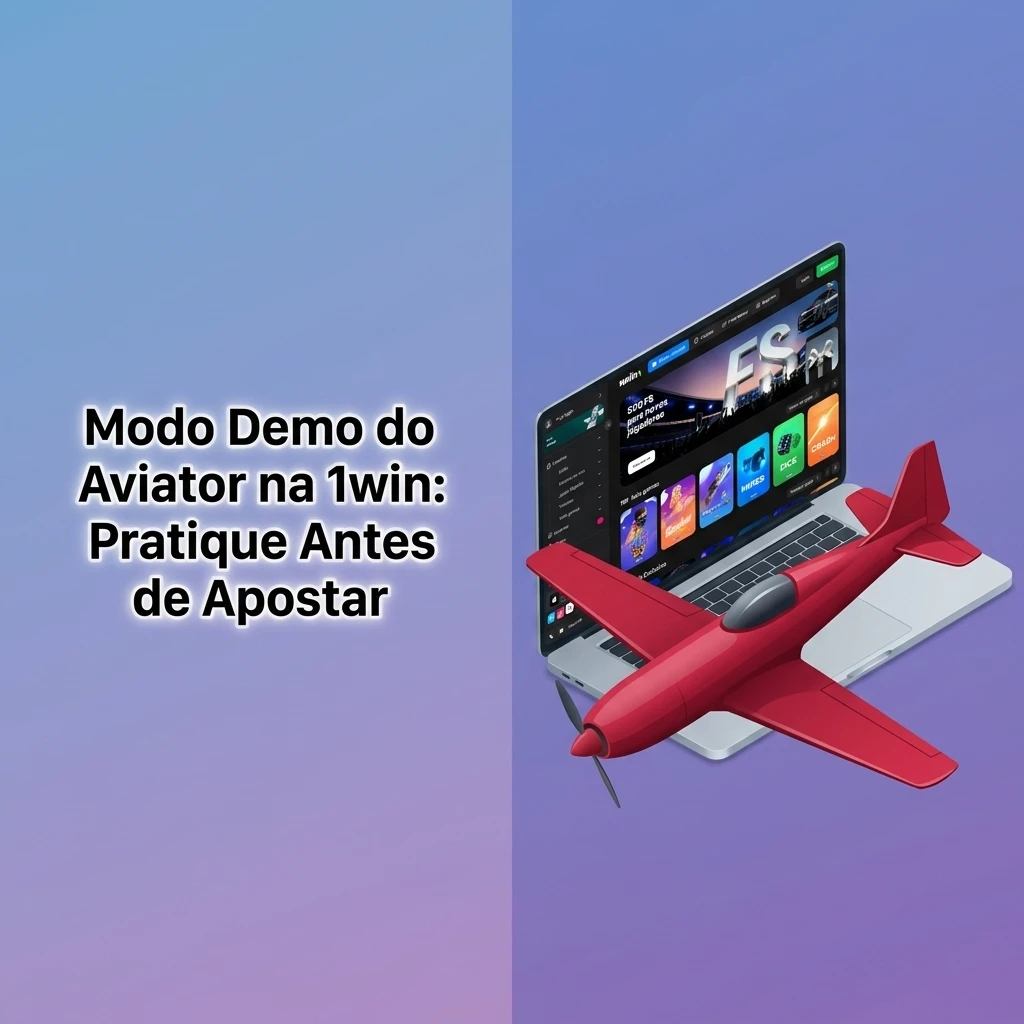 Modo demo do Aviator na 1win com créditos virtuais para praticar apostas sem risco financeiro