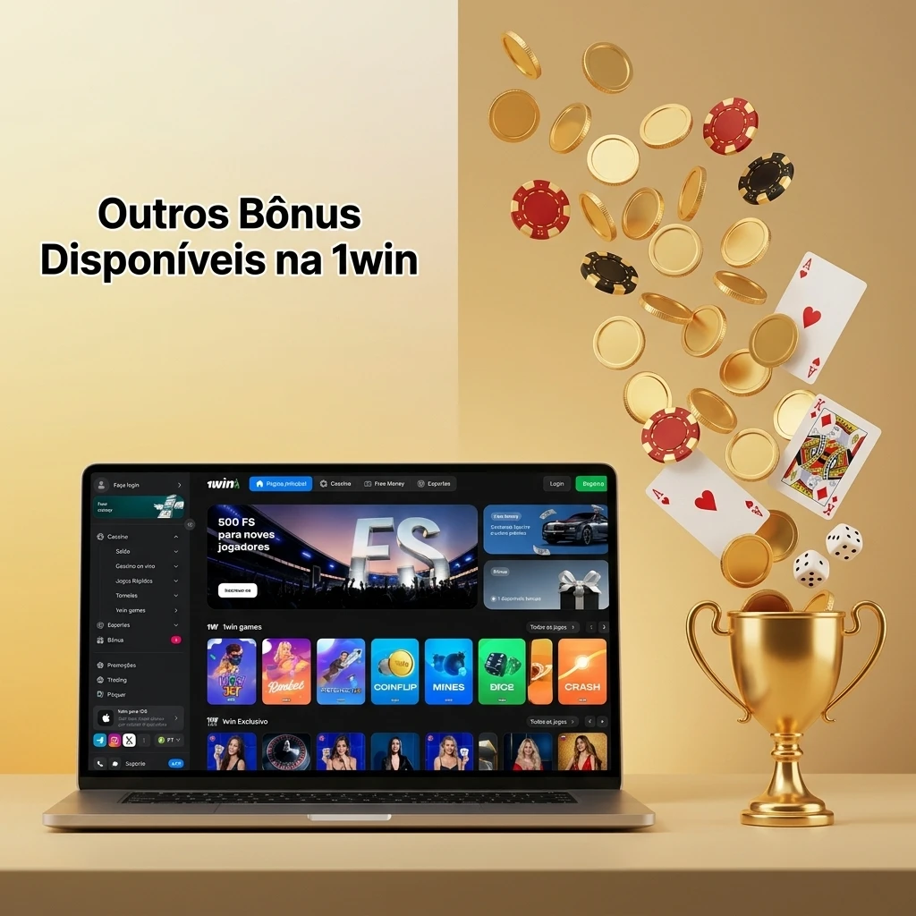 Bônus de recarga, cashback, apostas esportivas e programa de fidelidade disponíveis na 1win