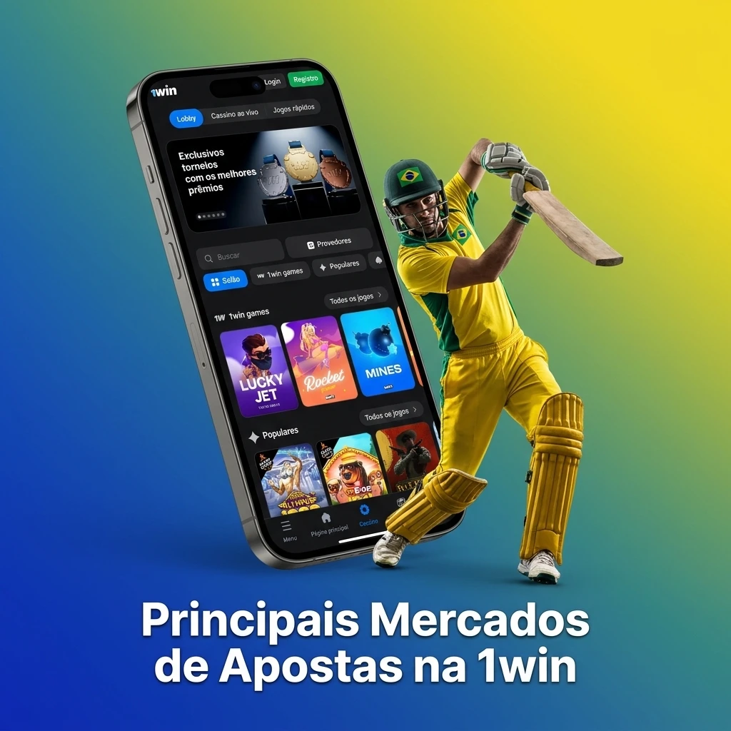 Principais mercados de apostas na 1win: resultado final, handicap, over/under, chance dupla e placar exato