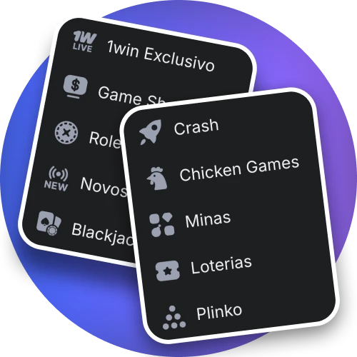 Explore o maior catálogo de jogos de cassino na 1Win.
