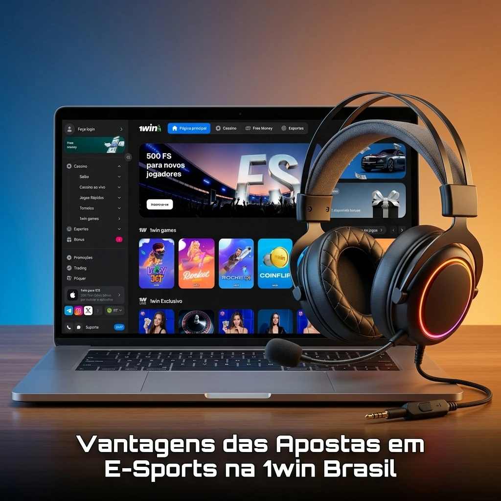 Vantagens das apostas em e-sports na 1win Brasil: odds, bônus, Pix e suporte 24/7 para apostadores